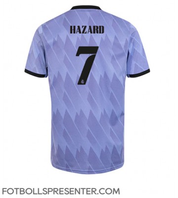 Real Madrid Eden Hazard #7 Borta Matchtröja 2022-23 Kortärmad
